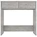 Scrivania Grigio Cemento 80x40x75 cm in Legno Multistrato - Foto miniatura 4