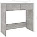 Scrivania Grigio Cemento 80x40x75 cm in Legno Multistrato - Foto miniatura 6