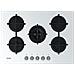 Piano Cottura ING 72T / WH a Gas 5 Fuochi Gas Colore Bianco - Foto miniatura 1