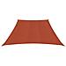 Vela Parasole 160 g / m² Terracotta 3/4x2 m in HDPE - Foto miniatura 3