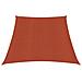 Vela Parasole 160 g / m² Terracotta 3/4x2 m in HDPE - Foto miniatura 1