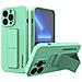 Kickstand Case Custodia Cover Protettiva Per Iphone 13 Mini Mint - Foto miniatura 1