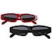Sunglasses Lefkada 2-pack Occhiali, Nero / nero / rosso / nero, Taglia Unica (pacco Da 2) Unisex-adulto - Foto miniatura 1