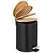 Pattumiera Da Bagno Tortona, Copertura In Bambù, Con Funzione Easy-close, 3 L, Wenko - Foto miniatura 2