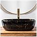 Lavabo Da Appoggio Belinda Black Marble Shiny - Foto miniatura 2