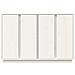 Credenza Bianca 120x35x80 Cm In Legno Massello Di Pino - Foto miniatura 9