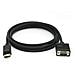 119338 cavo e adattatore video 2 m VGA (D-Sub) DisplayPort Nero - Foto miniatura 1