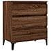 Credenza Rovere Marrone 60x35x70 Cm In Legno Multistrato - Foto miniatura 2