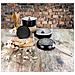 Ares Set Di Pentole Induzione 6-piece Antiaderente Casseruoli, Padelle Design Vintage Nero - Foto miniatura 2