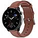 Cinturino Per Orologio In Vera Pelle Brown 22 Mm - Foto miniatura 4