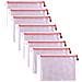 12 Sacchetti Per File Con Cerniera Trasparente B5 Red - Foto miniatura 1