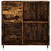 Mobile Porta Dischi Rovere Fumo 84,5x38x89 Cm Legno Multistrato - Foto miniatura 3