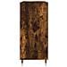 Mobile Porta Dischi Rovere Fumo 84,5x38x89 Cm Legno Multistrato - Foto miniatura 4