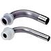 Ugello Per Tubo Birra Curvo Cns Con Guarnizione Stampata Nw 7 Mm - Foto miniatura 1