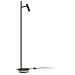 Piantana Lampada Da Terra Moderno Estudo Metallo Nero 1 Luce Led 11w - Foto miniatura 1