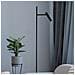 Piantana Lampada Da Terra Moderno Estudo Metallo Nero 1 Luce Led 11w - Foto miniatura 4