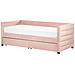 Letto Con Contenitore Velluto Rosa 90 X 200 Cm Marray - Foto miniatura 2