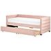 Letto Con Contenitore Velluto Rosa 90 X 200 Cm Marray - Foto miniatura 6