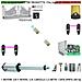 Automatismo Per Cancello Anta Da 3,5 Metri Kit 1 Motore Elettromeccanico 230 V Stelo Retrattile Reversibile Corsa 600 - Foto miniatura 1