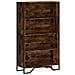 Libreria Rovere Fumo 80x31x137,5 Cm In Truciolato - Foto miniatura 2