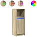 Credenza Con Led Rovere Sonoma 38x34x100cm In Legno Multistrato - Foto miniatura 2