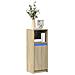 Credenza Con Led Rovere Sonoma 38x34x100cm In Legno Multistrato - Foto miniatura 1