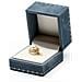 Scatola Per Anello Di Velluto Di Lusso - Blu Navy - Foto miniatura 1