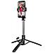 Bastone Selfie Bluetooth Con Treppiede Stabile Supporto Rotante, Nero - Foto miniatura 1