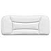 Lusso Casadino -  Cuscino Testiera Hvar Bianco 100 Cm In Similpelle - Foto miniatura 4