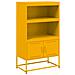 Credenza Giallo Senape 68,5x38,5x123,5 Cm In Acciaio - Foto miniatura 1