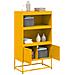 Credenza Giallo Senape 68,5x38,5x123,5 Cm In Acciaio - Foto miniatura 4
