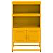 Credenza Giallo Senape 68,5x38,5x123,5 Cm In Acciaio - Foto miniatura 5