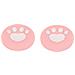 Compatibile Con Switch2 Heart Silicone Thumb Grips Caps Per Un Controllo Migliorato Pink - Foto miniatura 1