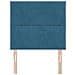 Testiera Design Blocchi di Diamante Blu Scuro 90 cm in Velluto,  Testiera Design Blocchi di Diamante Blu Scuro 180 cm in Velluto - Foto miniatura 4