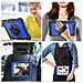 Custodia Per Ipad Air 3/pro 10.5” Con Supporto E Tracolla Blu - Foto miniatura 4