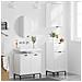 Set di mobili per il bagno Plaid 3 pcs Bianco 39.5 x 36 x 88 cm - Foto miniatura 4
