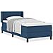 Letto box spring con materasso con materasso Blu 90 x 190 cm - Foto miniatura 4