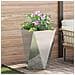 Fioriera Argento 50 x 50 x 75 cm Acciaio zincato - Foto miniatura 2