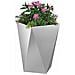 Fioriera Argento 50 x 50 x 75 cm Acciaio zincato - Foto miniatura 3
