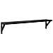 Scaffali da parete 2 pcs Rovere Nero 80 x 15 x 15,5 cm - Foto miniatura 5