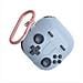 Custodia Protettiva In Silicone Compatibile Con Auricolari Bluetooth Huawei Freeclip2 - Design Console Di Gioco Blue - Foto miniatura 3
