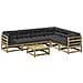 Set Divani da Giardino 7pz con Cuscini Legno Impregnato di Pino - Foto miniatura 1
