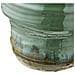 Vaso In Ceramica Verde Con Costolature Ø22×34,5 Cm - Foto miniatura 3