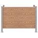 Recinzione Contenitore per Rifiuti Marrone 161 x 85 x 115 cm - Foto miniatura 4