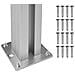 Recinzione Contenitore per Rifiuti Marrone 161 x 85 x 115 cm - Foto miniatura 8