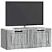 Mobile Porta TV da Muro Grigio Sonoma 78,5 x 31 x 30 cm - Foto miniatura 2