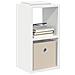 Comodino 2 pcs Bianco 25,5 x 22 x 49,5 cm Legno multistrato - Foto miniatura 3