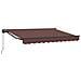Tenda retrattile manuale Marrone 3 x 2 m - Foto miniatura 1