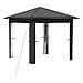 Gazebo senza Parete 2,6 x 2,6 m Grigio chiaro e Antracite - Foto miniatura 1