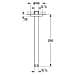 Braccio A Soffitto Per Soffione Doccia, Lunghezza 292mm - Foto miniatura 3